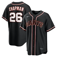 San Francisco Giants Matt Chapman Black Fashion Nike Replica Jersey