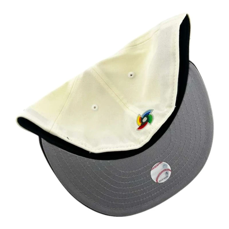 Mexico Chrome and Walnut "World Baseball Classic" Flag Patch Gray UV New Era 59FIFTY Fitted Hat