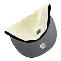 Mexico Chrome and Walnut "World Baseball Classic" Flag Patch Gray UV New Era 59FIFTY Fitted Hat