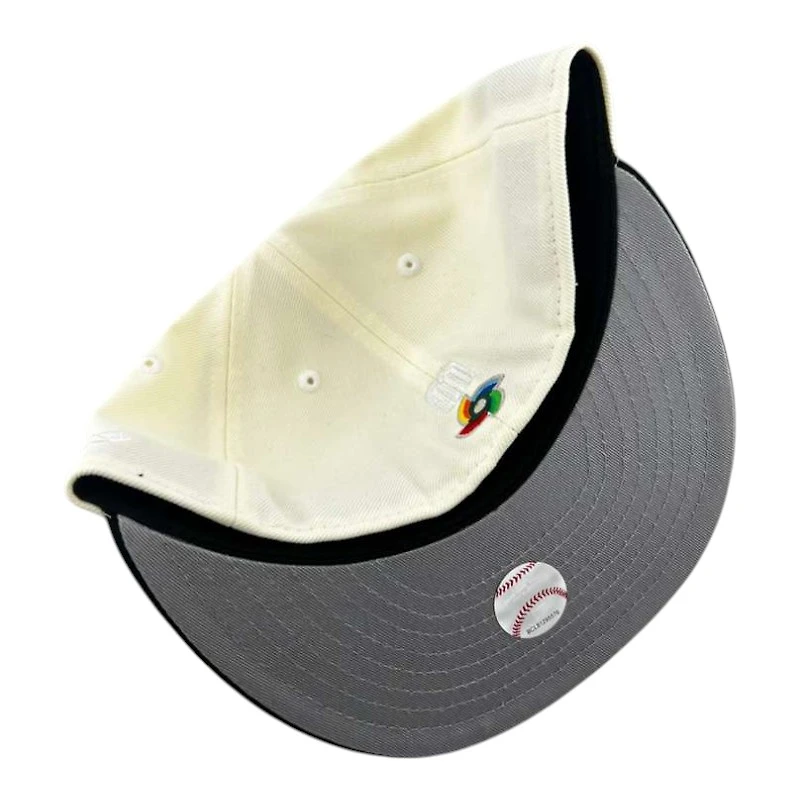 Mexico Chrome and Black "World Baseball Classic" Águila Patch Gray UV New Era 59FIFTY Fitted Hat