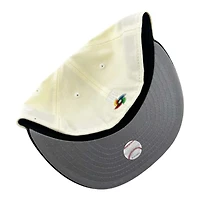 Mexico Chrome and Black "World Baseball Classic" Águila Patch Gray UV New Era 59FIFTY Fitted Hat