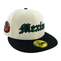 Mexico Chrome and Black "World Baseball Classic" Águila Patch Gray UV New Era 59FIFTY Fitted Hat
