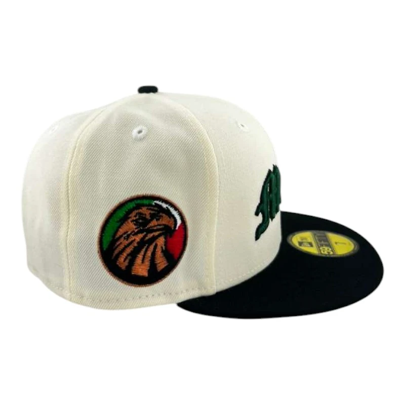 Mexico Chrome and Black "World Baseball Classic" Águila Patch Gray UV New Era 59FIFTY Fitted Hat