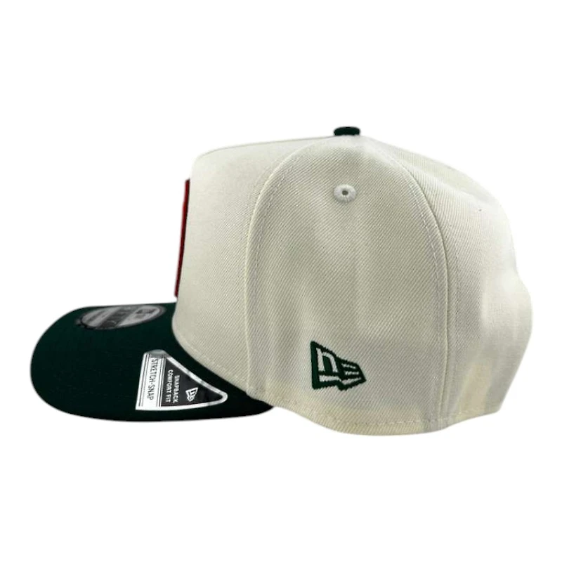 Mexico Chrome and Green "World Baseball Classic" WBC Patch Gray UV New Era 9FIFTY A-Frame Snapback Hat