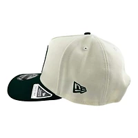 Mexico Chrome and Green "World Baseball Classic" Mexico Flag Patch New Era A-Frame 9FORTY Snapback Hat