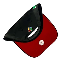 Mexico Gold Black Reverse "World Baseball Classic" Mexico Flag Patch New Era A-Frame 9FORTY Snapback Hat