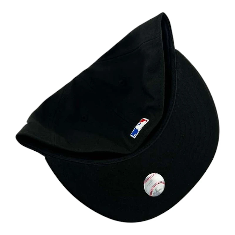 Los Angeles Dodgers Black Old English UV New Era 59FIFTY Fitted Hat