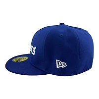 Los Angeles Dodgers Royal Blue Old English Black UV New Era 59FIFTY Fitted Hat