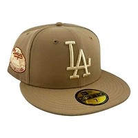 Los Angeles Dodgers Khaki and Cream "Peaches" Peach UV New Era 59FIFTY Fitted Hat