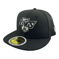Youth Los Angeles Kings Black New Era 59FIFTY Fitted Hat