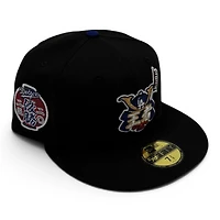Los Angeles Dodgers Black Leon the Lab Samurai Grey UV New Era 59FIFTY Fitted Hat