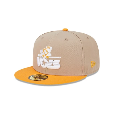Tennessee Volunteers Camel and Orange Vault NCAA New Era 59FIFTY Fitted Hat