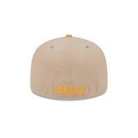 Tennessee Volunteers Camel and Orange Vault NCAA New Era 59FIFTY Fitted Hat