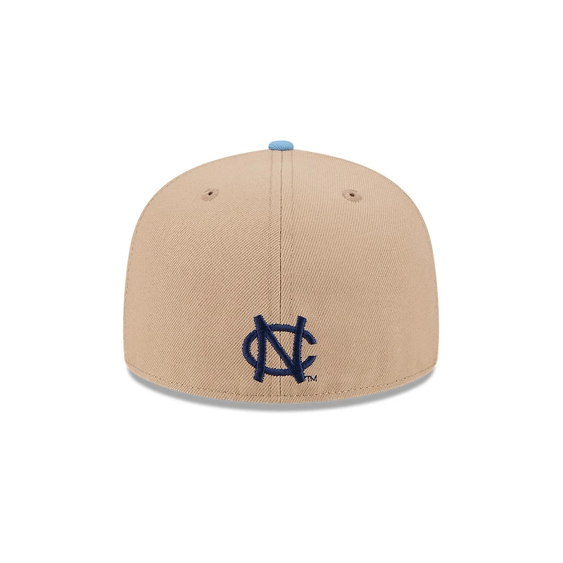 North Carolina Tar Heels Camel and Blue Vault NCAA New Era 59FIFTY Fitted Hat