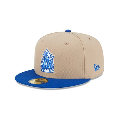 Duke Blue Devils Camel and Royal Vault NCAA New Era 59FIFTY Fitted Hat