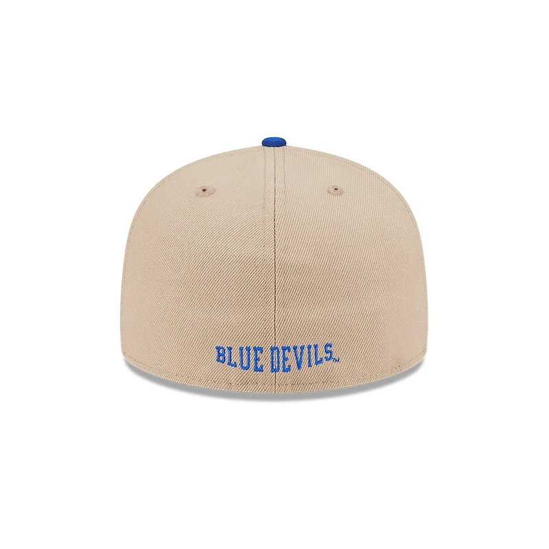 Duke Blue Devils Camel and Royal Vault NCAA New Era 59FIFTY Fitted Hat