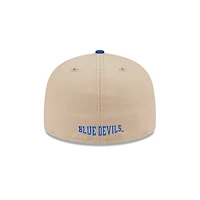 Duke Blue Devils Camel and Royal Vault NCAA New Era 59FIFTY Fitted Hat