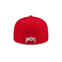 Ohio State Buckeyes Red Basic NCAA New Era 59FIFTY Fitted Hat