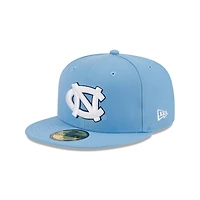 North Carolina Tar Heels Blue Basic NCAA New Era 59FIFTY Fitted Hat