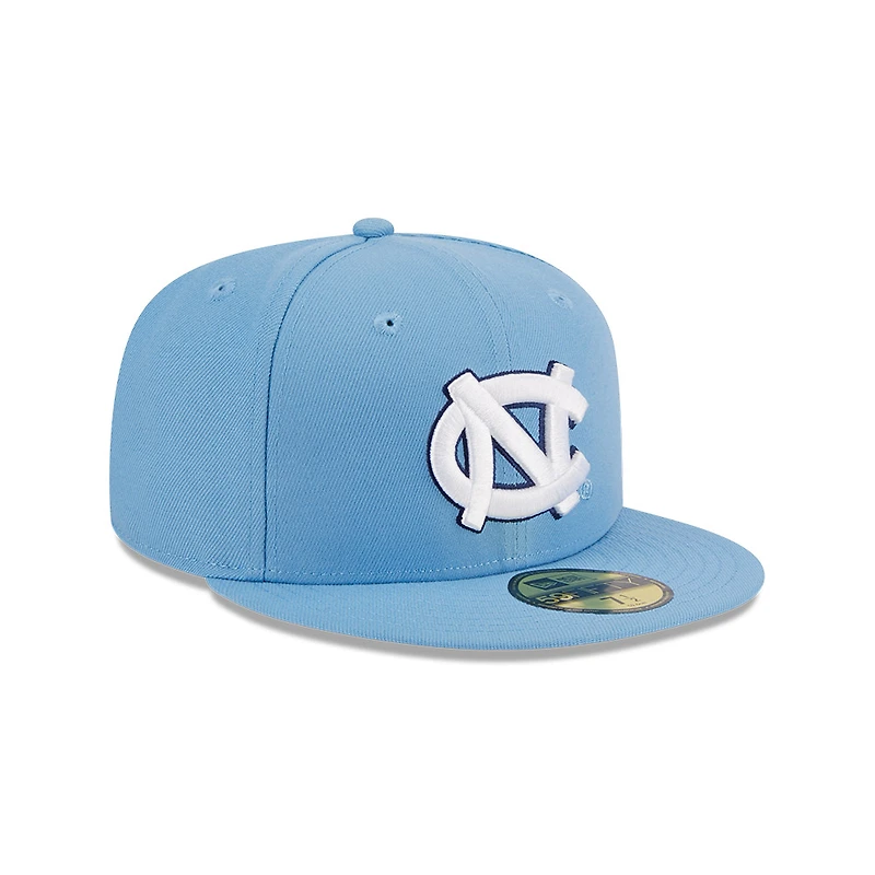 North Carolina Tar Heels Blue Basic NCAA New Era 59FIFTY Fitted Hat