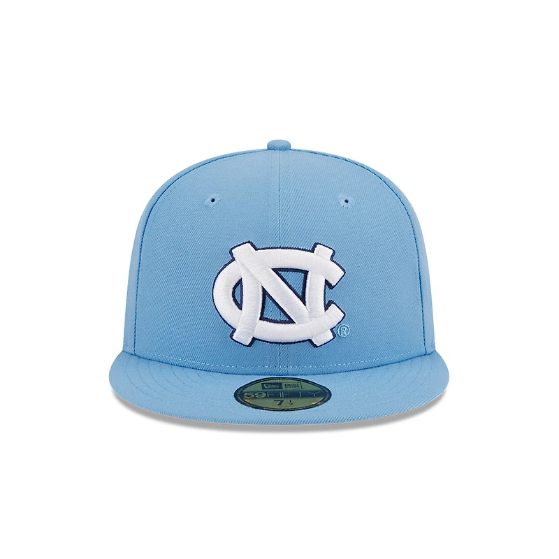 North Carolina Tar Heels Blue Basic NCAA New Era 59FIFTY Fitted Hat