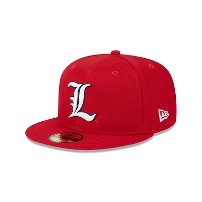Louisville Cardinals Red Go To NCAA New Era 59FIFTY Fitted Hat