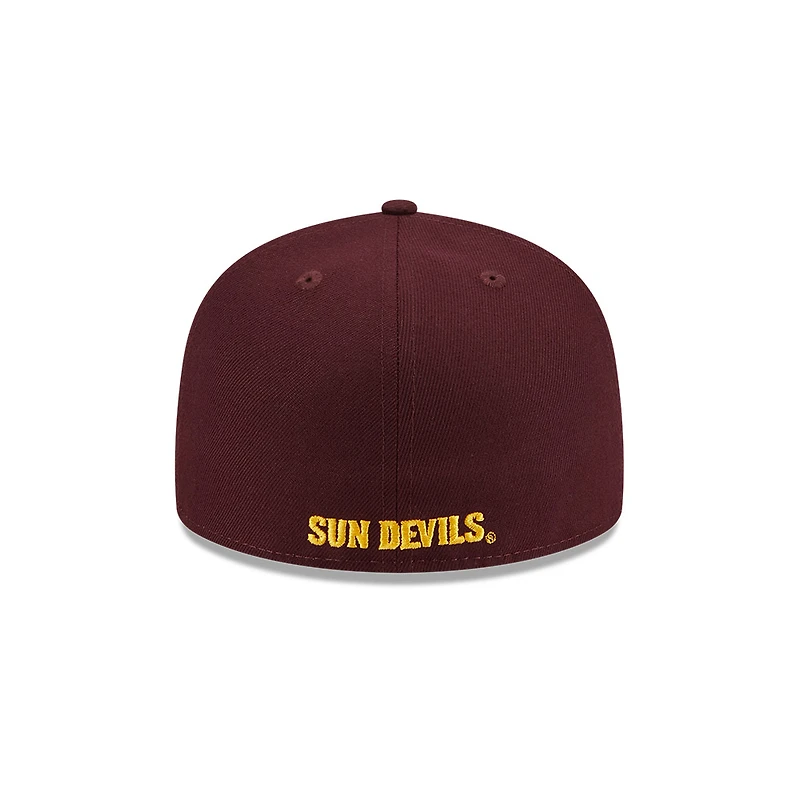 Arizona State Sun Devils Maroon Basic NCAA New Era 59FIFTY Fitted Hat