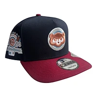 Chicago Cubs Navy and Dark Red 1990 ASG Patch Green UV New Era 9FIFTY A-Frame Snapback Hat