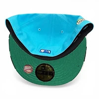 Boston Red Sox Vice Blue and Cow Print 100th Anniversary Patch Kelly Green UV New Era 59FIFTY Fitted Hat