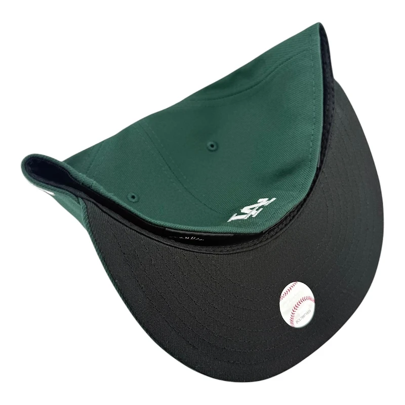 Los Angeles Dodgers Dark Green with White City Connect Logo Black UV New Era 59FIFTY Fitted Hat