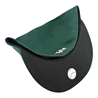 Los Angeles Dodgers Dark Green with White City Connect Logo Black UV New Era 59FIFTY Fitted Hat