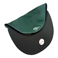 Anaheim Angels Dark Green with White Logo Black UV New Era 59FIFTY Fitted Hat