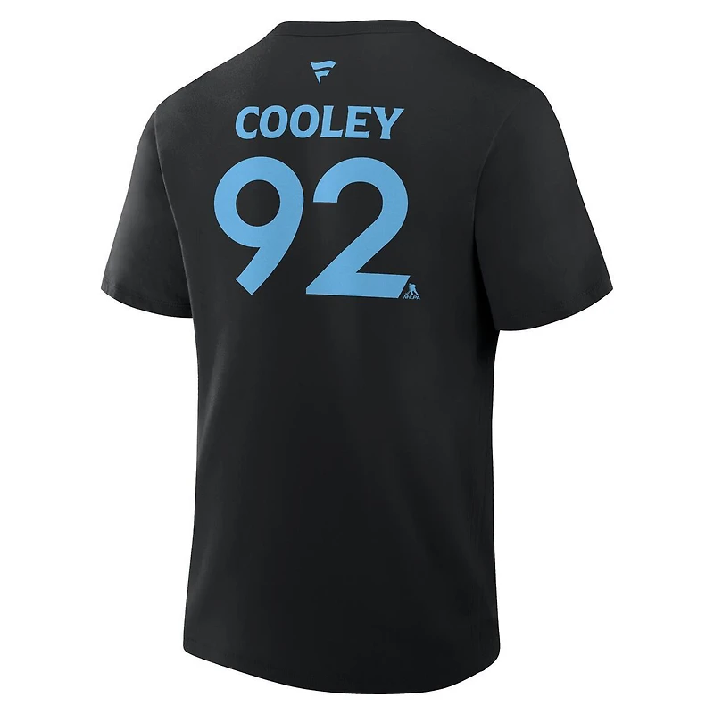 Utah Mammoth Black Logan Cooley 2026 Stanley Cup Playoffs Fanatics T-Shirt
