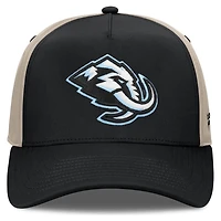 Utah Mammoth Black and Tan Fanatics 2026 Stanley Cup Playoffs Locker Room Adjustable Hat