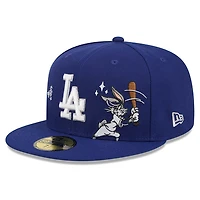 Los Angeles Dodgers Royal Blue "Looney Tunes" New Era 59FIFTY Fitted Hat