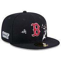 Boston Red Sox Navy "Looney Tunes" New Era 59FIFTY Fitted Hat