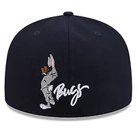 Atlanta Braves Navy "Looney Tunes" New Era 59FIFTY Fitted Hat