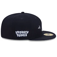 Atlanta Braves Navy "Looney Tunes" New Era 59FIFTY Fitted Hat