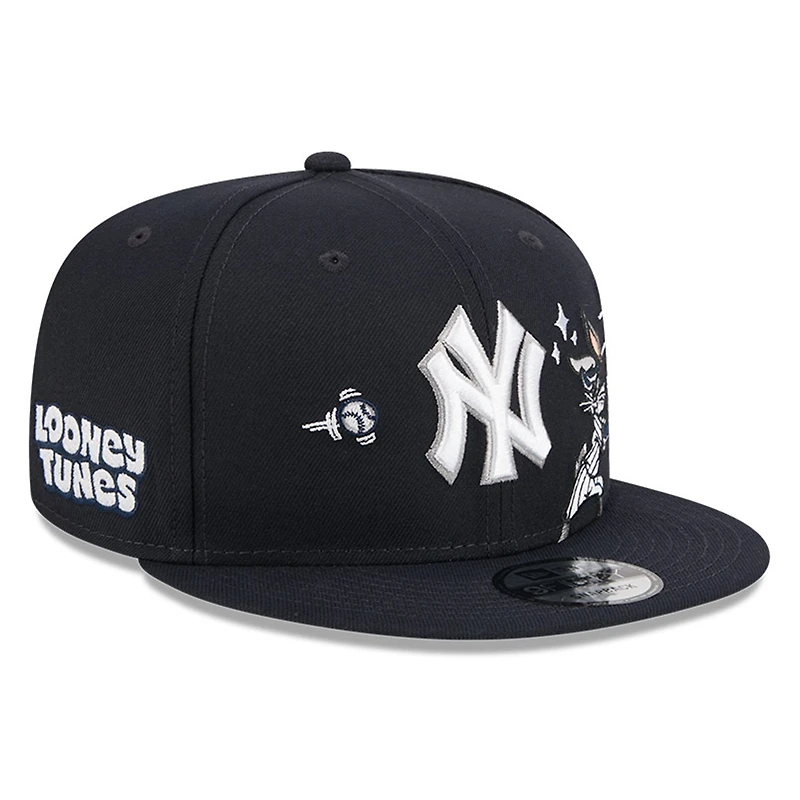 New York Yankees Navy "Bugs Bunny Looney Tunes" New Era 9FIFTY Snapback Hat