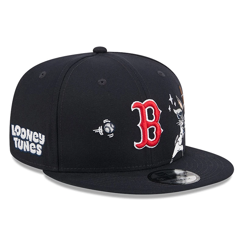 Boston Red Sox Navy "Bugs Bunny Looney Tunes" New Era 9FIFTY Snapback Hat