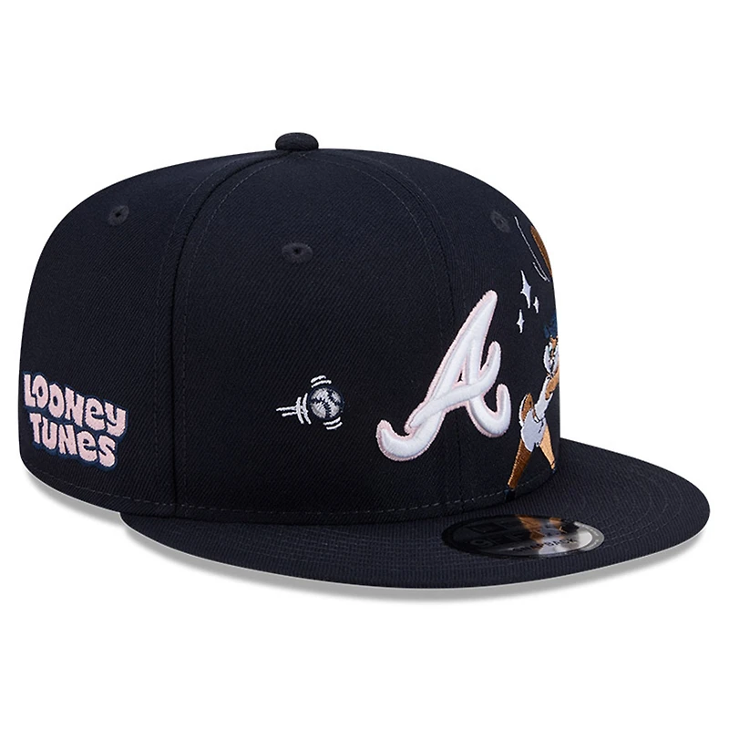 Atlanta Braves Navy "Lola Looney Tunes" New Era 9FIFTY Snapback Hat