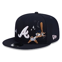 Atlanta Braves Navy "Lola Looney Tunes" New Era 9FIFTY Snapback Hat