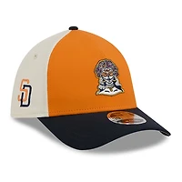 San Diego Padres Orange and Navy 2026 City Connect M-Crown A-Frame New Era 39THIRTY Flex Hat
