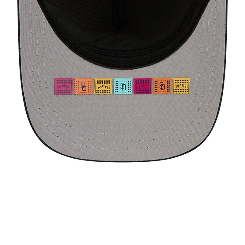 San Diego Padres Orange and Navy 2026 City Connect M-Crown A-Frame New Era 39THIRTY Flex Hat