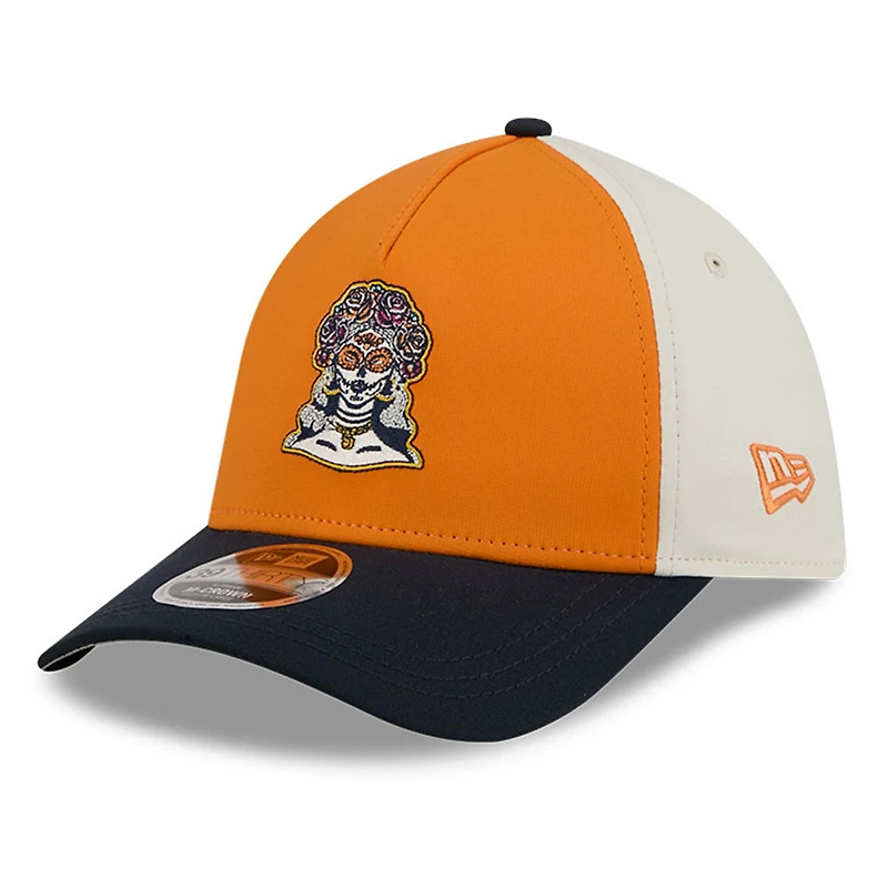 San Diego Padres Orange and Navy 2026 City Connect M-Crown A-Frame New Era 39THIRTY Flex Hat