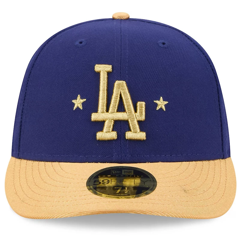Los Angeles Dodgers Royal Blue 2026 Gold Collection Low Profile New Era 59FIFTY Fitted Hat