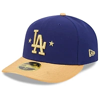 Los Angeles Dodgers Royal Blue 2026 Gold Collection Low Profile New Era 59FIFTY Fitted Hat