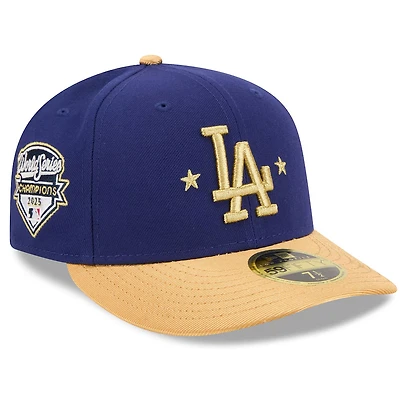 Los Angeles Dodgers Royal Blue 2026 Gold Collection Low Profile New Era 59FIFTY Fitted Hat