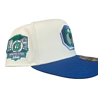 Chattanooga Lookouts Chrome and Blue 2026 Inaugural Season Patch New Era 9FIFTY A-Frame Snapback at