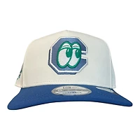 Chattanooga Lookouts Chrome and Blue 2026 Inaugural Season Patch New Era 9FIFTY A-Frame Snapback at